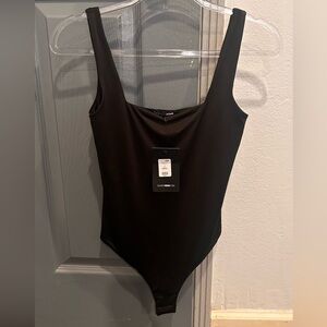 Fashion Nova Black Bodysuit NWT “ until the end bodysuit “
